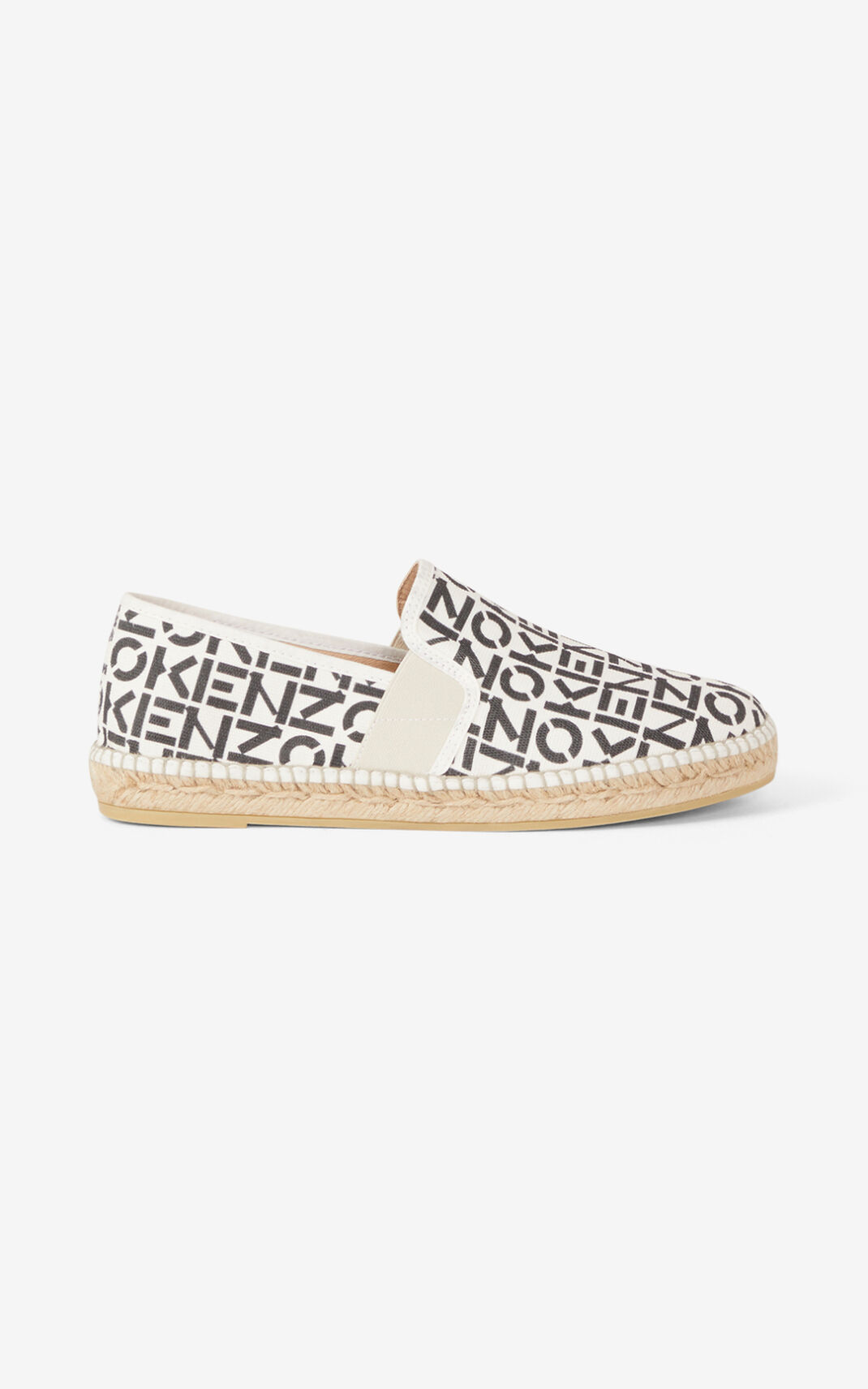 Kenzo Sport elasticated monogram εσπαντρίγιεσ γυναικεια γκρι | GR243966